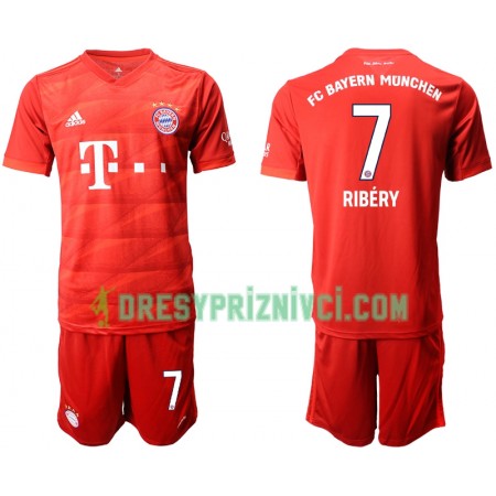 Fotbalový Komplet FC Bayern Mnichov RIBERY 7 Dětské Domácí 2019-2020 Krátký Rukáv (+ trenýrky)
